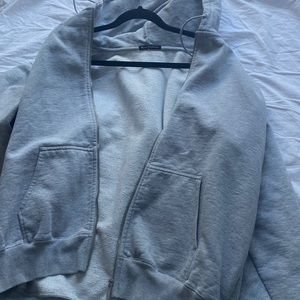 Brandy Melville thick hoodie grey
